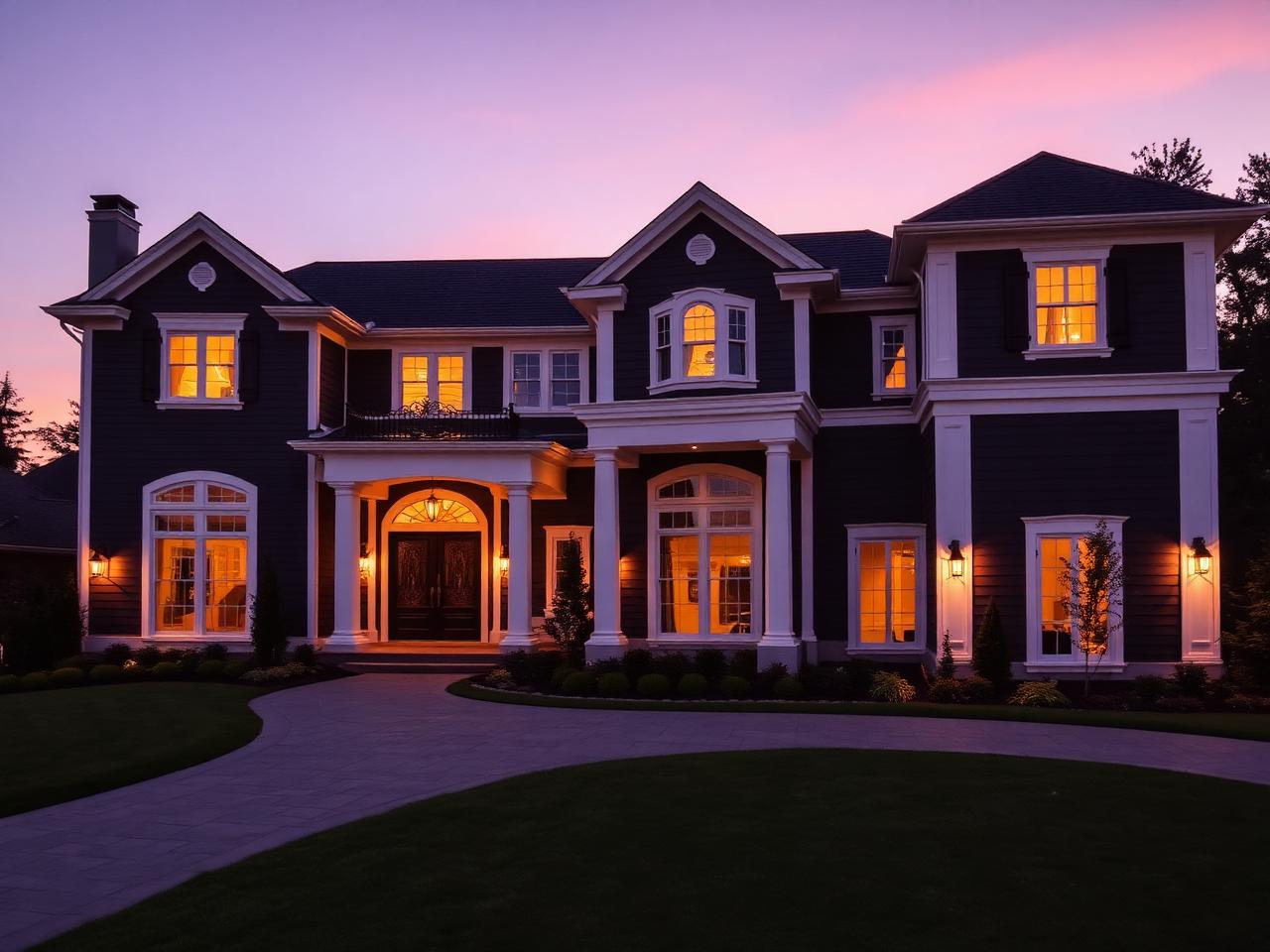Exterior painting sample